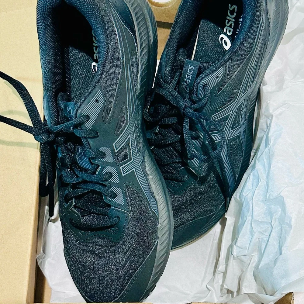 ASICS Gel-Contend 8 Women Running Shoes - Black/Carrier Grey, Size 11 - Picture 2 of 8